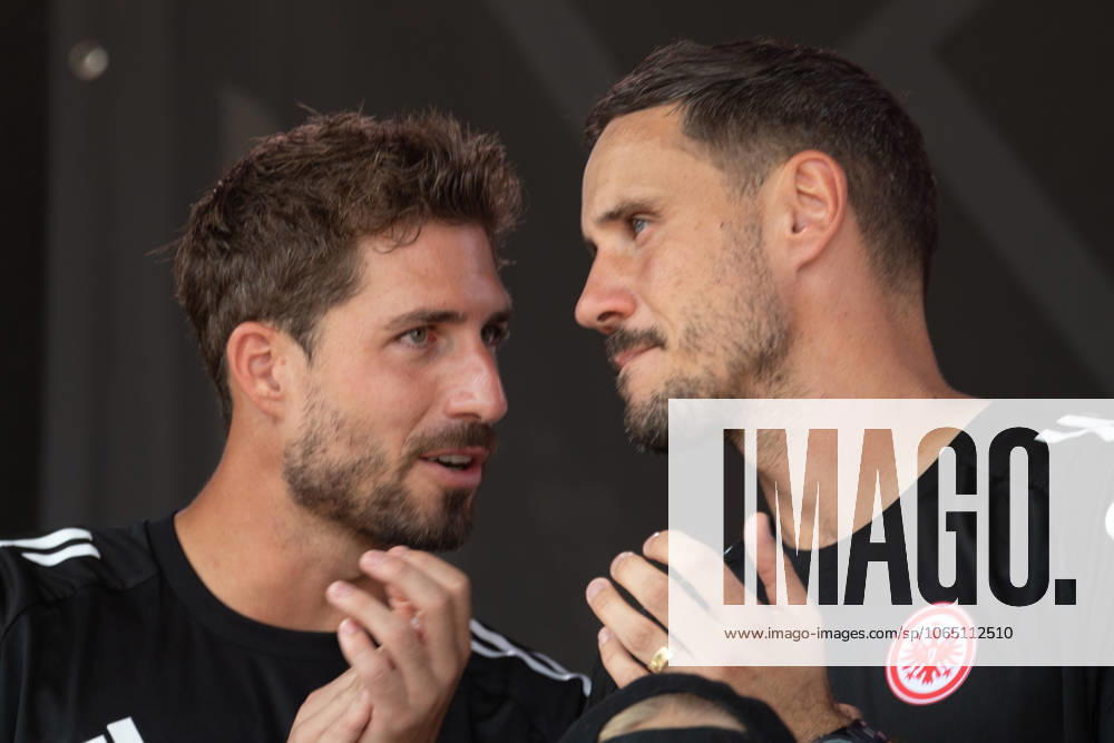 2025.08.13 Familientag der Eintracht Frankfurt v.l., goalkeeper, Torwart Kevin Trapp (Eintracht Frankfurt) und goalkeeper, Torwart Jens Grahl (Eintracht Frankfurt)