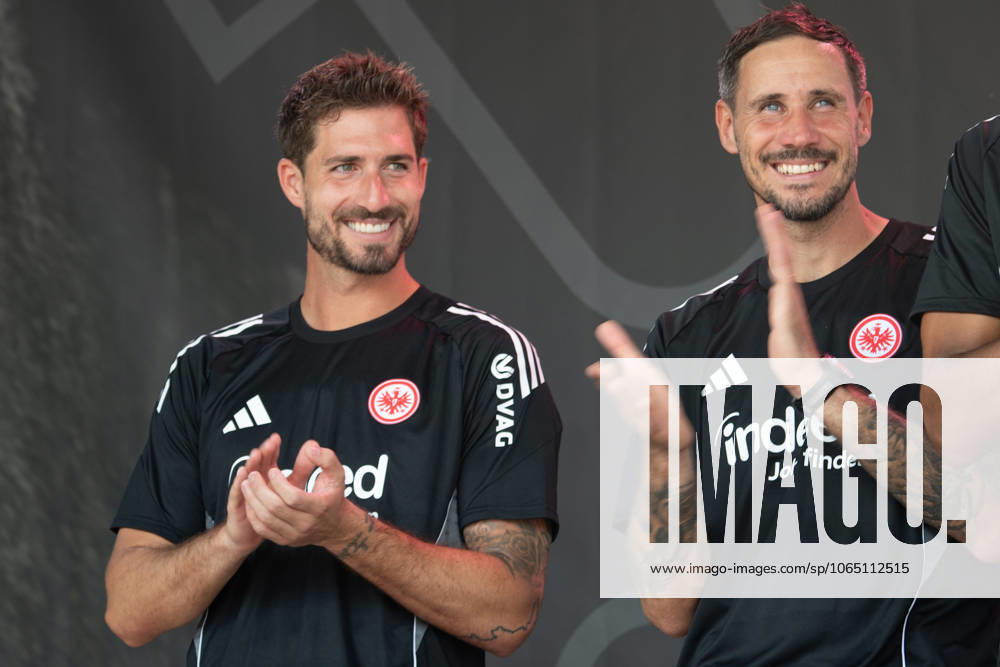 2025.08.13 Familientag der Eintracht Frankfurt v.l., goalkeeper, Torwart Kevin Trapp (Eintracht Frankfurt) und goalkeeper, Torwart Jens Grahl (Eintracht Frankfurt)