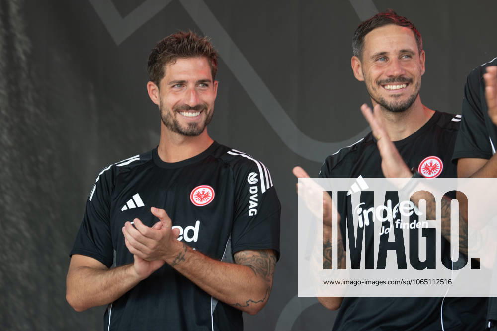 2025.08.13 Familientag der Eintracht Frankfurt v.l., goalkeeper, Torwart Kevin Trapp (Eintracht Frankfurt) und goalkeeper, Torwart Jens Grahl (Eintracht Frankfurt)