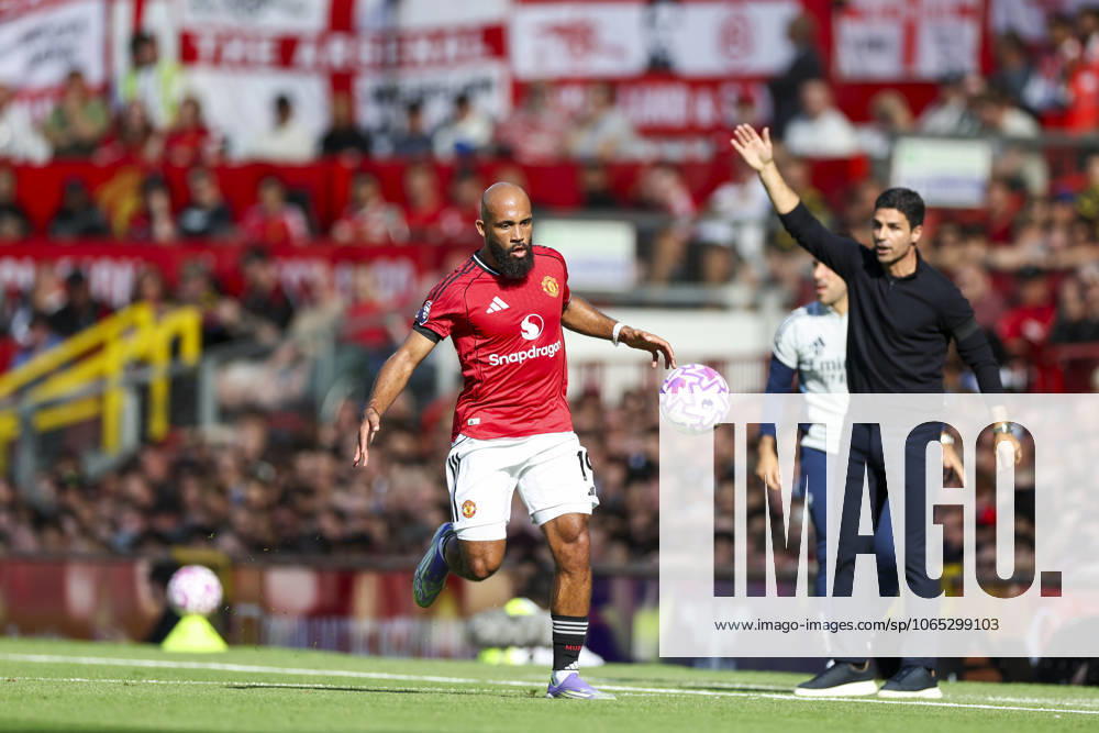 Manchester United, ManU FC v Arsenal FC, English Premier League Manchester United forward Bryan Mbeumo (19) during the Manchester United FC v Arsenal FC English Premier League match at Old Trafford, Manchester, England, United Kingdom on 17 August 2025 Credit: Phil Duncan Every Second Media Editorial use only. All images are copyright Every Second Media Limited. No images may be reproduced without prior permission. All rights reserved. Premier League and Football League images are subject to licensing agreements with Football DataCo Limited. see https: www.football-dataco.com