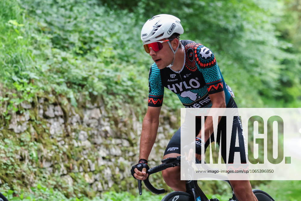 Radsport UCI ProSeries Men Elite LIDL Deutschland Tour 2025 Etappe 2 Herford - Arnsberg am 22.08.2025 LÃ o Bouvier ( BIKE AID )