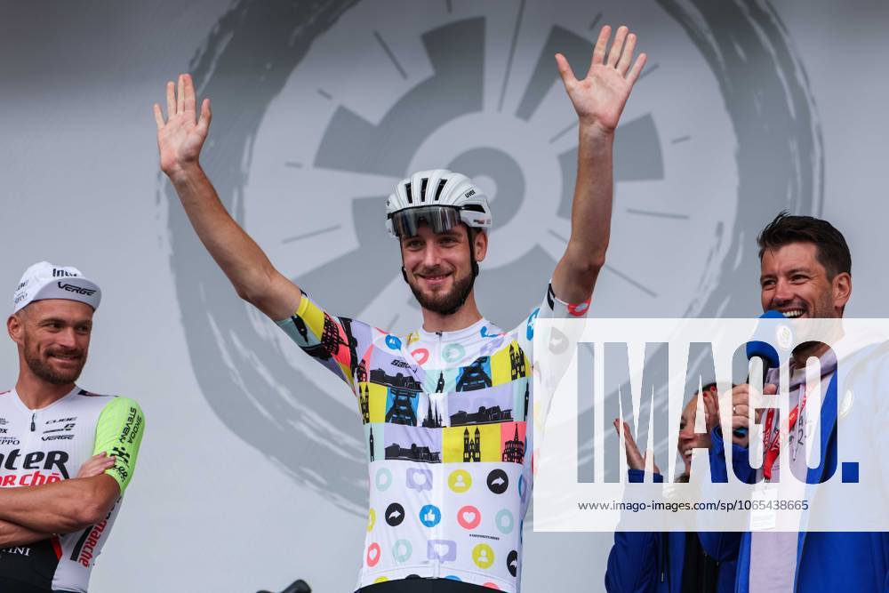 Radsport UCI ProSeries Men Elite LIDL Deutschland Tour 2025 Etappe 3 Arnsberg - Kassel am 23.08.2025 Jonas Rutsch ( INTERMARCHE - WANTY ) im Community Jersey
