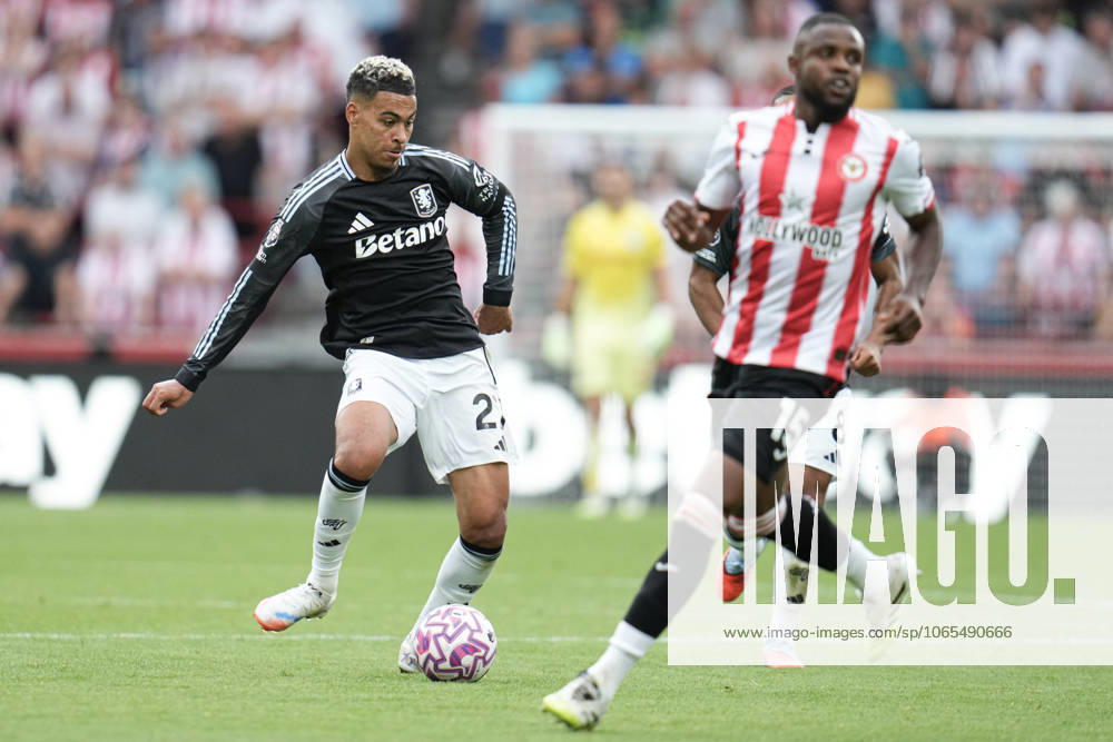 Premier League Brentford v Aston Villa Morgan Rogers of Aston Villa during the Premier League match Brentford vs Aston Villa at The Gtech Community Stadium, London, United Kingdom, 23rd August 2025 (Photo by Harvey Murphy News Images)
