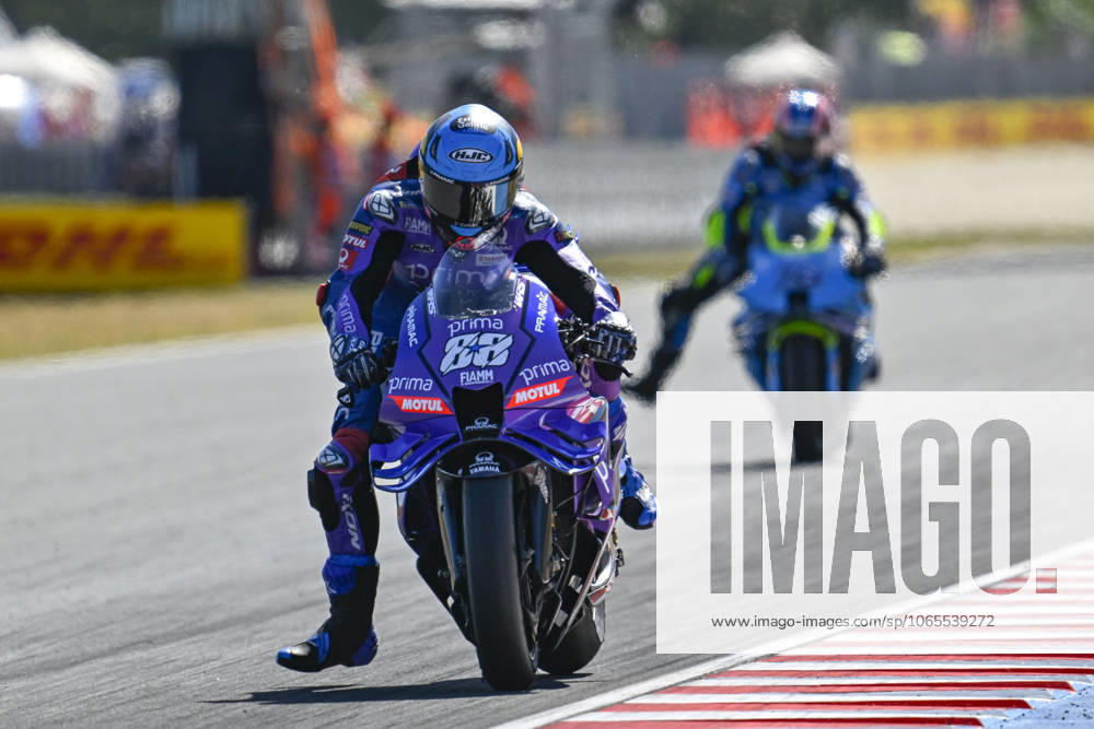 MOTO - MOTO GP - HUNGARY GRAND PRIX 2025 88 OLIVEIRA Miguel (prt), Prima Pramac Racing, Yamaha YZR-M1, action during the 2025 MotoGP Michelin Grand Prix of Hungary, on the Balaton Park circuit, from August 22 to 24, 2025 in Balatonfokajar, Hungary - BalatonfőkajarHungary