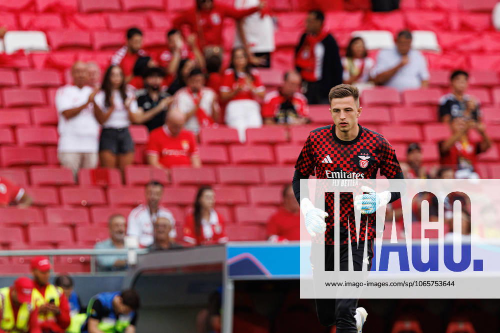 Anatoliy Trubin seen during Champions League qualifying game between SL Benfica and Fenerbahce SK (Maciej Rogowski) Lisbon Estadio Da Luz Portugal
