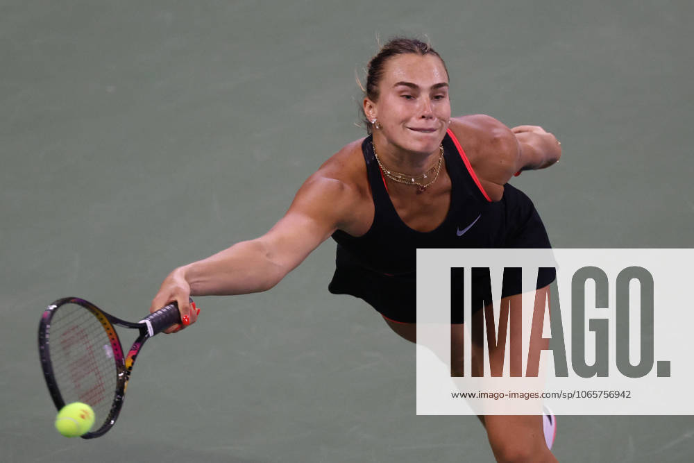 ARYNA SABALENKA during the match against L. Fernandez of Canada in the third round of US Open 2025 at the USTA Billie Jean King National Tennis Center. Queens, New York City. Sabalenka won 6:3, 7:6 New York City USA - ZUMAc278 20250829_zsp_c278_026