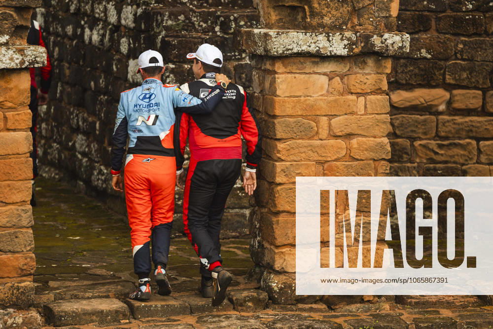 AUTO - WRC, Motorsport Rallye, WM - RALLY DEL PARAGUAY 2025 MARTIN Scott, Toyota GR Yaris Rally1, portrait, WYDAEGHE Martijn, Hyundai I20 Rally1, portrait during the 2025 Rally del Paraguay, 10th round of the 2025 WRC World Rally Car Championship, from August 28 to 31, 2025 at Encarnacion, Itapua, Paraguay - EncarnacionParaguay