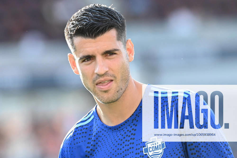 Alvaro Morata (Como Fc) portrait during Bologna FC vs Como 1907, Italian soccer Serie A match in Bologna, Italy, August 30 2025