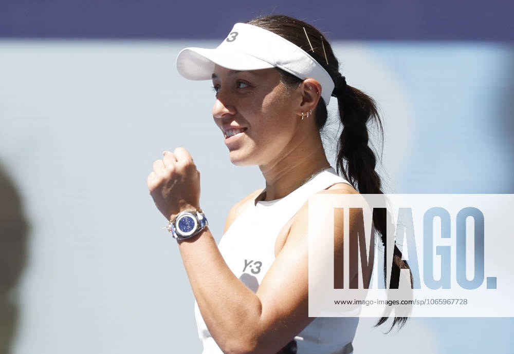 Jessica Pegula celebrates after defeating Barbora.Krejcikova of Czechia in straight sets in their quarterfinal match in Arthur Ashe Stadium on day 8 at the 2025 US Open Tennis Championship at the USTA Billie Jean King National Tennis Center in New York City on Tuesday, September 2, 2025. NYP20250902102 JOHNxANGELILLO