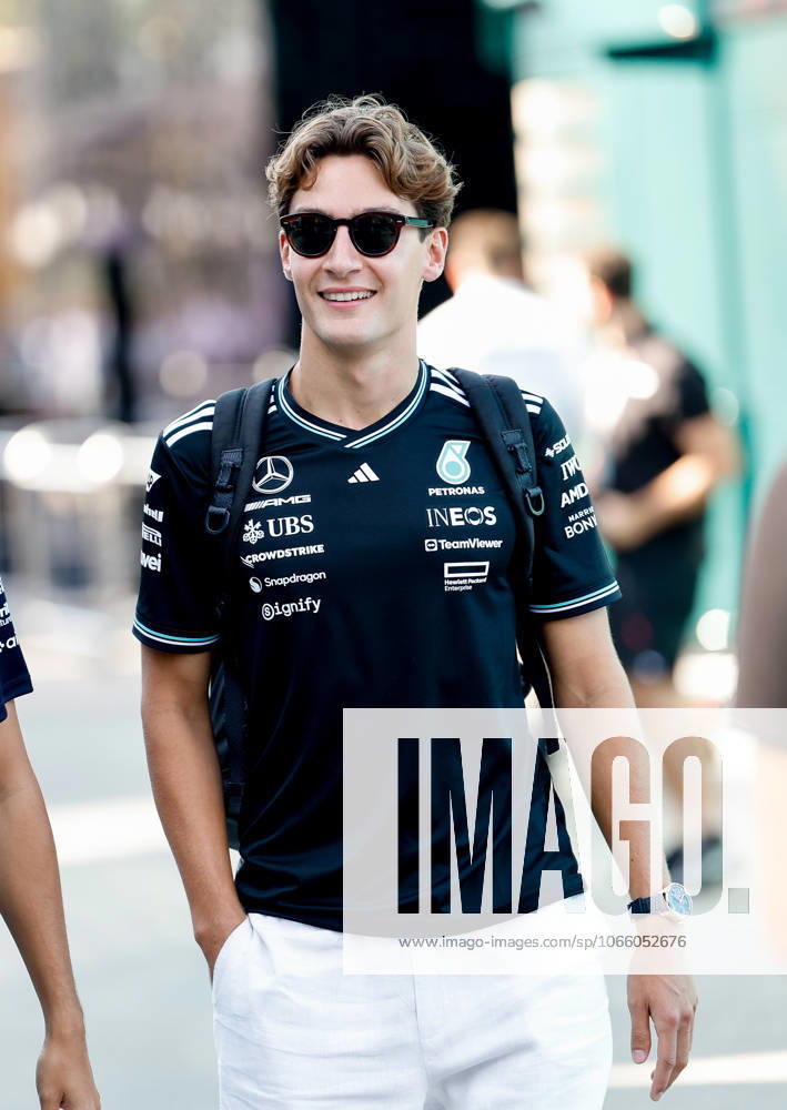 F1 - ITALIAN GRAND PRIX 2025 RUSSELL George (gbr), Mercedes AMG F1 Team W16, portrait during the 2025 Formula 1 Pirelli Grand Premio dItalia, 2025 Italian Grand Prix, 16th round of the 2025 FIA Formula One World Championship, WM, Weltmeisterschaft from September 5 to 7, 2025 on the Autodromo Nazionale Monza, in Monza, Italy - MonzaItaly