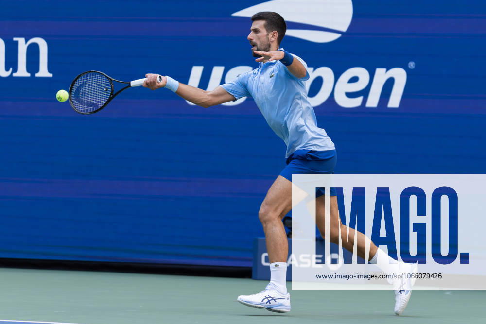 Novak Djokovic (SRB), US Open Championships 2023, USTA Billie Jean King National Tennis Center, Flushing Meadows, New York, USA .