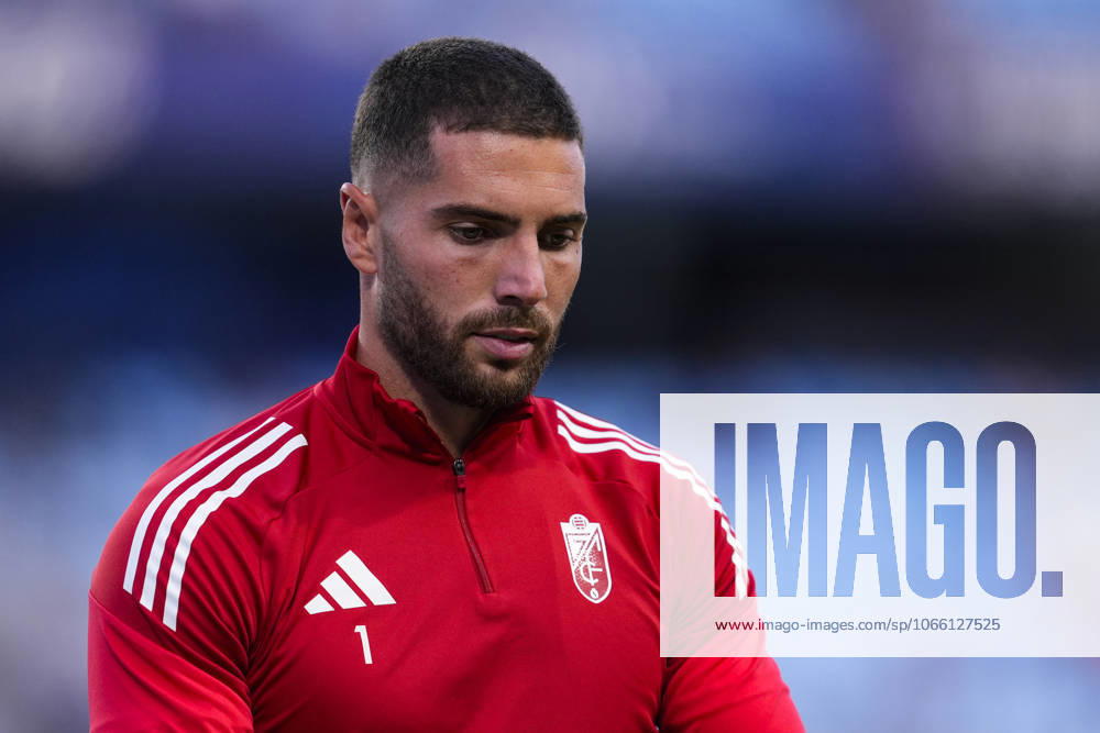 Luca Zidane of Granada CF warms up during the Spanish league, LaLiga Hypermotion, football match played between Malaga CF and Granada CF at La Rosaleda stadium on September 6, 2025, in Malaga, Spain. Malaga SPAIN - ZUMAa181 20250906_zaa_a181_095