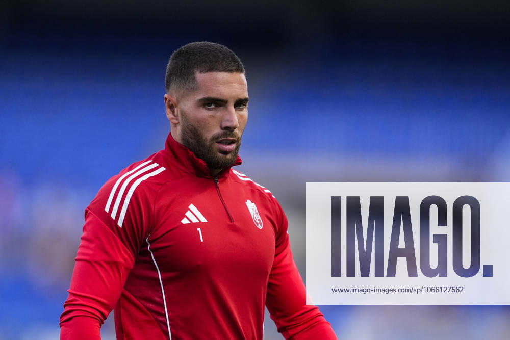 Luca Zidane of Granada CF warms up during the Spanish league, LaLiga Hypermotion, football match played between Malaga CF and Granada CF at La Rosaleda stadium on September 6, 2025, in Malaga, Spain. Malaga SPAIN - ZUMAa181 20250906_zaa_a181_094