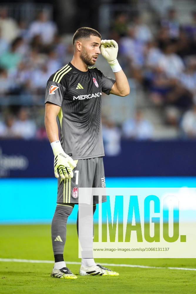 Luca Zidane of Granada CF looks on during the Spanish league, LaLiga Hypermotion, football match played between Malaga CF and Granada CF at La Rosaleda stadium on September 6, 2025, in Malaga, Spain. Malaga SPAIN - ZUMAa181 20250906_zaa_a181_125