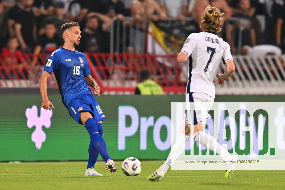 SERBIA vs ENGLAND STRAHINJA ERAKOVIC football Serbia vs England FIFA World Cup, WM, Weltmeisterschaft, Fussball qualification match at Rajko Mitic stadium, Belgrade 09.09.2025 Foto: FOOTBALL, SERBIA, ENGLAND, FIFA WORLD CUP QUALIFICATIONS MATCH Beograd Rajko Mitic stadium Serbia