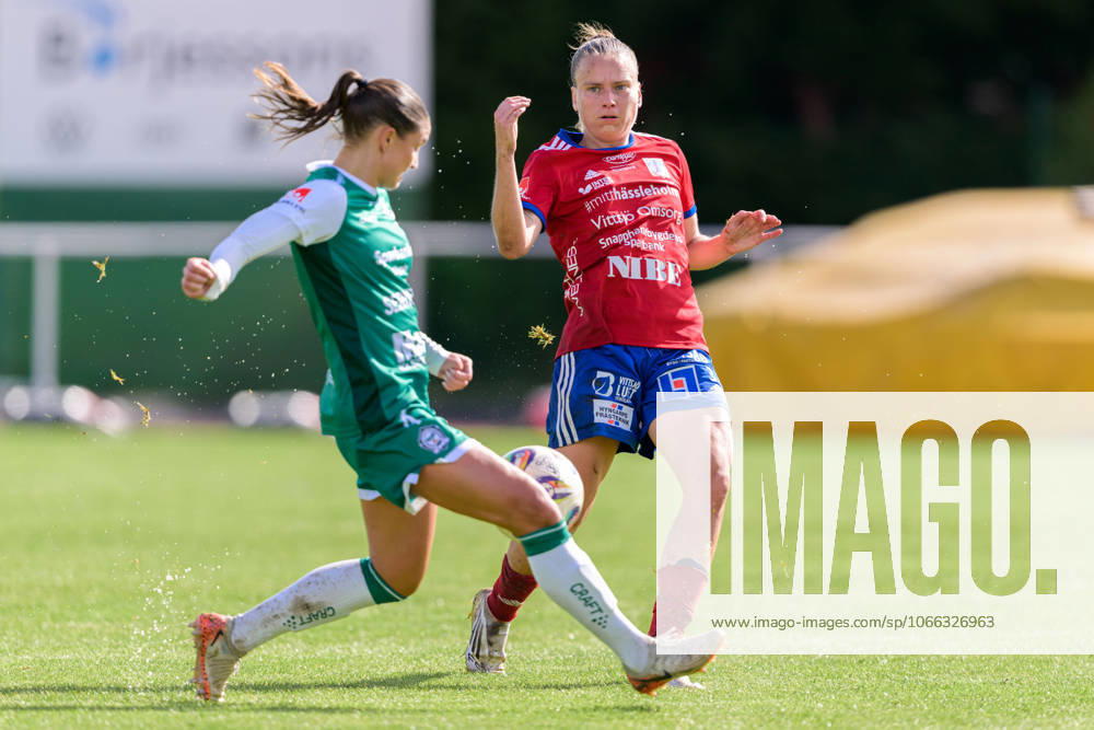 Vittsjös Julia Tunturi under fotbollsmatchen i Damallsvenskan mellan Alingsas och Vittsjö den 13 september 2025 i Alingsas.
