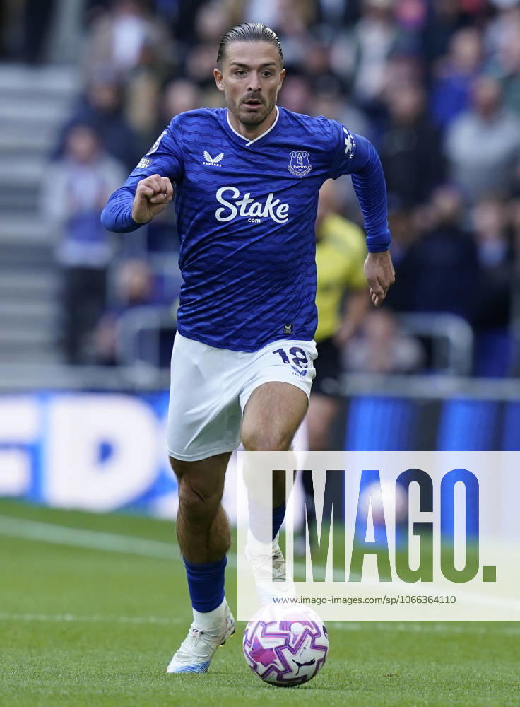 Liverpool, England, 13th September 2025. Jack Grealish of Everton during the Everton vs Aston Villa Premier League match at Hill Dickinson Stadium, Liverpool. Picture credit should read: Andrew Yates Sportimage . SPI_026_AY_EVERTON_VILLA SPI-4134-0022