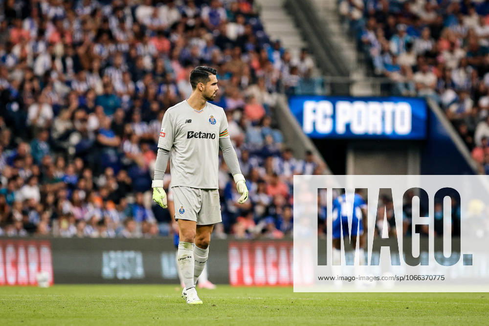Diogo Costa (FC Porto) in action during the match between FC Porto and CD Nacional valid for Liga Portugal Betclic at Estadio do Dragao on 13 September 2025.