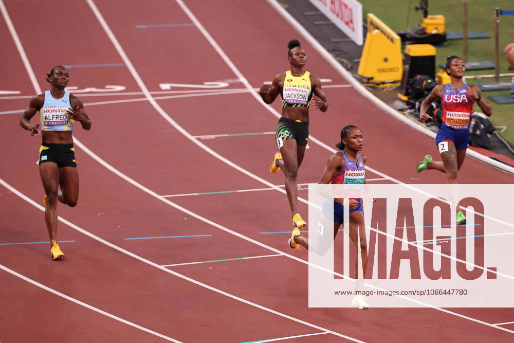 Day 2 - World Athletics Championships Tokyo 2025 Melissa Jefferson-Wooden (USA) wins the Women s 100m Final during the World Athletics Championships 2025 at the National Stadium in Tokyo, Japan, on September 14, 2025. Tokyo Tokyo Japan