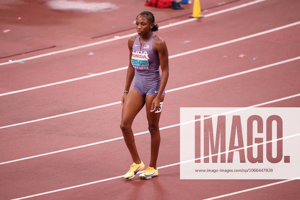 Day 2 - World Athletics Championships Tokyo 2025 Melissa Jefferson-Wooden (USA) participates in the World Athletics Championships 2025 at the National Stadium in Tokyo, Japan, on September 14, 2025. Tokyo Tokyo Japan