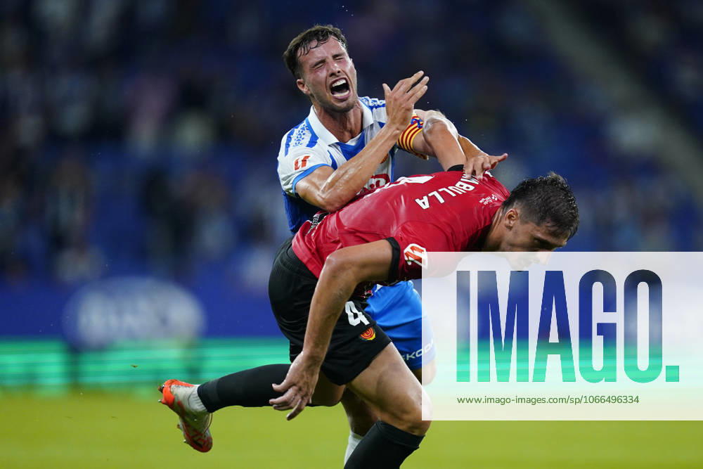 ESP: RCD Espanyol v RCD Mallorca. La Liga EA Sports. Date 4 Javi Puado of RCD Espanyol and Marash Kumbulla of RCD Mallorca during the La Liga EA Sports match between RCD Espanyol and RCD Mallorca played at RCDE Stadium on September 15, 2025 in Barcelona, Spain. kpng