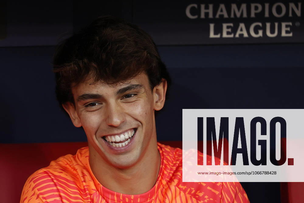 Atletico Madrid v Club Brugge - UEFA Champions League MADRID, SPAIN - OCTOBER 12: Atletico Madrid s player Joao Felix sits on a bench during the UEFA Champions League Group B football match between Atletico Madrid and Club Brugge at Civitas Metropolitano Stadium in Madrid, Spain on October 12, 2022. Madrid Spain. Editorial use only. Please get in touch for any other usage.