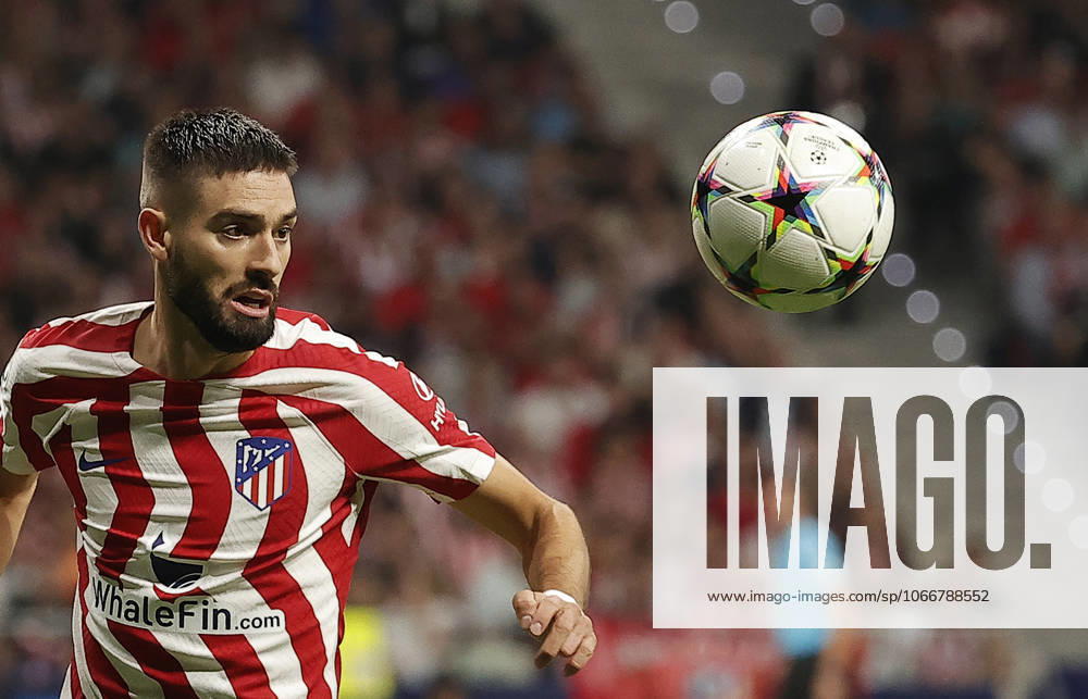 Atletico Madrid v Club Brugge - UEFA Champions League MADRID, SPAIN - OCTOBER 12: Yannick Carrasco of Atletico Madrid in action during the UEFA Champions League Group B football match between Atletico Madrid and Club Brugge at Civitas Metropolitano Stadium in Madrid, Spain on October 12, 2022. Madrid Spain. Editorial use only. Please get in touch for any other usage.