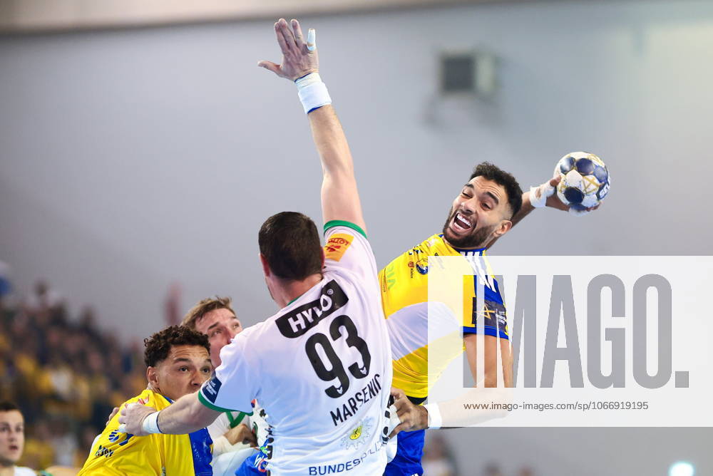 2025.09.25 Kielce Pilka reczna , Liga Mistrzow EHF , sezon 2025 26 Industria Kielce - Fuechse Berlin N z Hassan Kaddah Foto Tomasz Fafara PressFocus 2025.09.25 Kielce Handball , EHF Champions League , 2025 2026 season Industria Kielce - Fuechse Berlin Hassan Kaddah Credit: Tomasz Fafara PressFocus NEWSPIX.PL --- newspix.pl