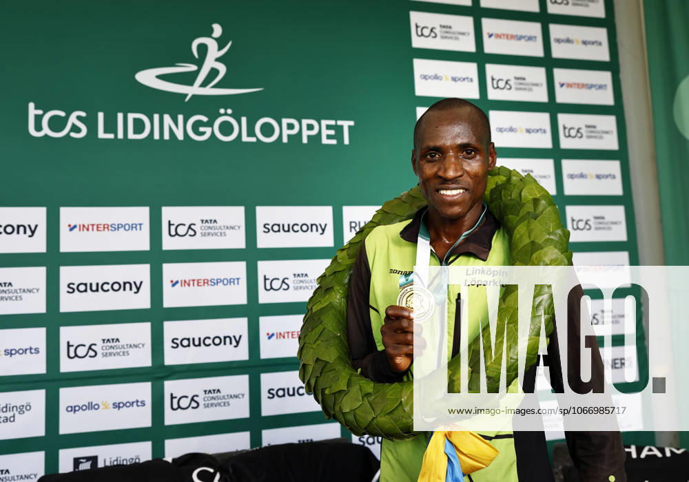 Vinnare Lidingöloppet Män 30 km William Nyarondia Morwabe Kenya den 27 september 2025 pa Lidingö.