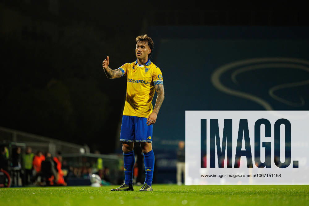 Ricard Sanchez seen during Liga Portugal game between teams of GD Estoril Praia and Sporting CP at Estadio Antonio Coimbra da Mota (Maciej Rogowski Ball Raw Images) Estoril Estadio Antonio Coimbra da Mota Portugal