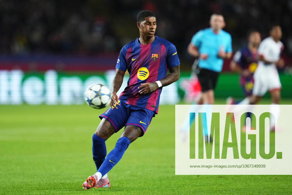 ESP: FC Barcelona, Barca v Paris Saint Germain. UEFA Champions League. Matchday 2. Marcus Rashford of FC Barcelona during the UEFA Champions League match, between FC Barcelona and Paris Saint Germain PSG, Lluis Companys Stadium on October 1, 2025 in Barcelona, Spain. kpng