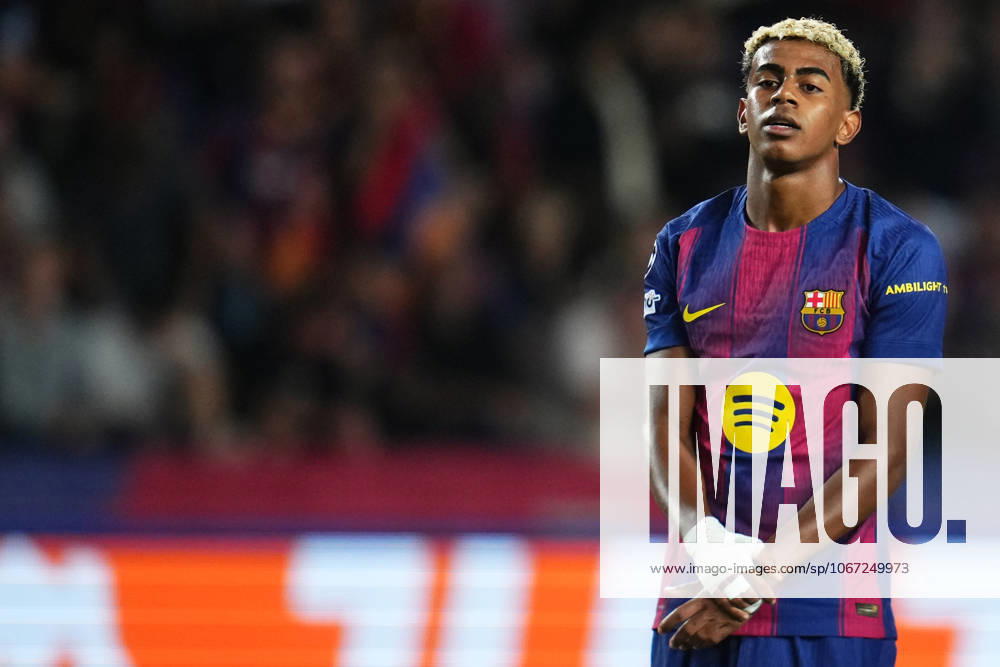 ESP: FC Barcelona, Barca v Paris Saint Germain. UEFA Champions League. Matchday 2. Lamine Yamal of FC Barcelona during the UEFA Champions League match, between FC Barcelona and Paris Saint Germain PSG, Lluis Companys Stadium on October 1, 2025 in Barcelona, Spain. kpng