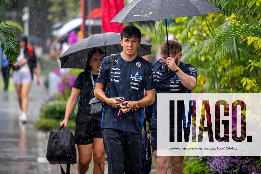 MARINA BAY, SINGAPORE: Alex Albon, racing for the Williams Racing team during the 2025 Formula 1 Singapore Grand Prix at the Marina Bay Street Circuit in Marina Bay, Singapore