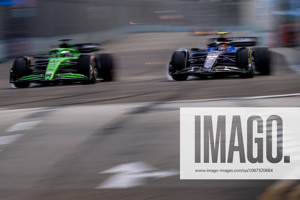 MARINA BAY, SINGAPORE: Nico Hulkenberg, racing for the Stake F1 Team team during the 2025 Formula 1 Singapore Grand Prix at the Marina Bay Street Circuit in Marina Bay, Singapore