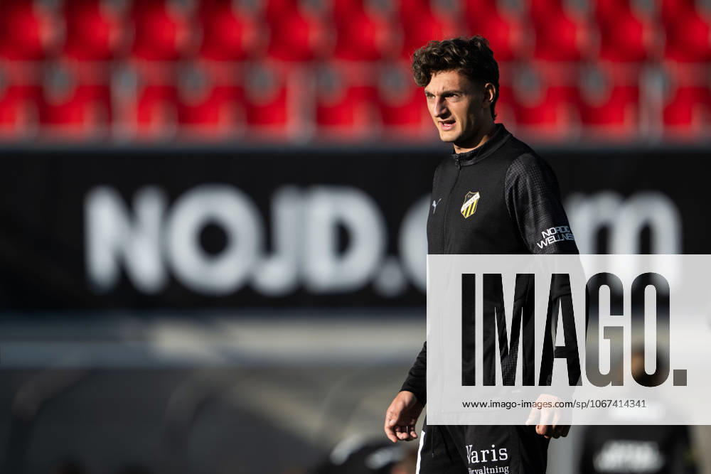Häckens Silas Andersen inför fotbollsmatchen i Allsvenskan mellan Brommapojkarna och Häcken den 5 oktober 2025 i Stockholm.