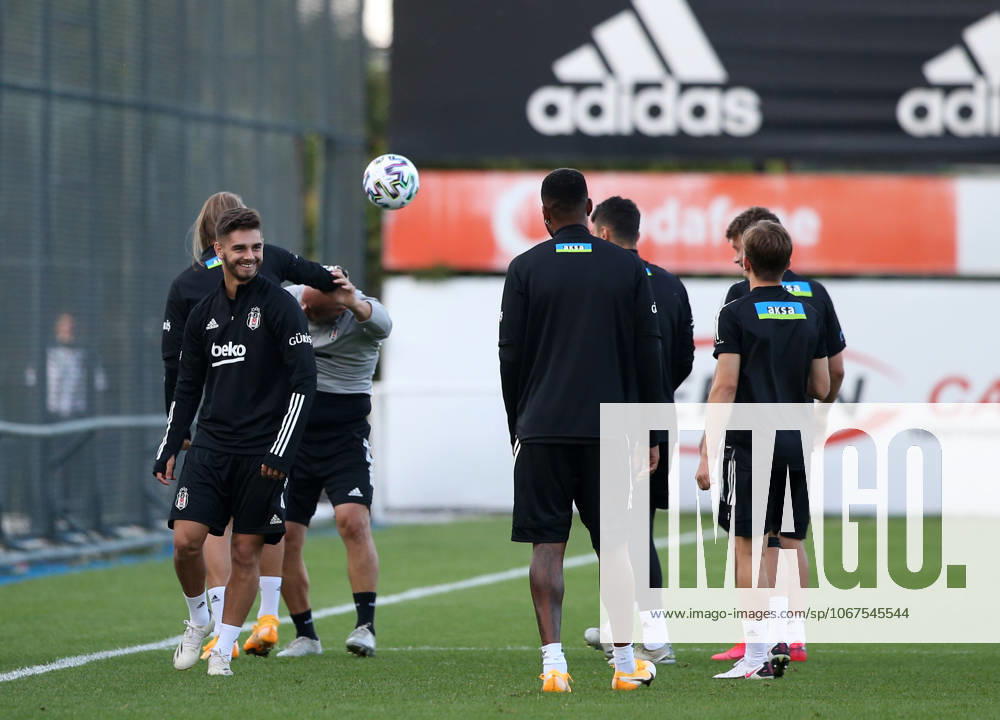 Besiktas training session ahead of UEFA Europa League match against Portugal s Rio Ave ISTANBUL, TURKEY - SEPTEMBER 23 : Players of Besiktas attend a training session led by Besiktas assistant coach Murat Sahin ahead of the UEFA Europa League 3rd qualifying round match against Portugal s Rio Ave at Besiktas Nevzat Demir Facilities in Istanbul, Turkey on September 23, 2020. Istanbul Turkey. Editorial use only. Please get in touch for any other usage.