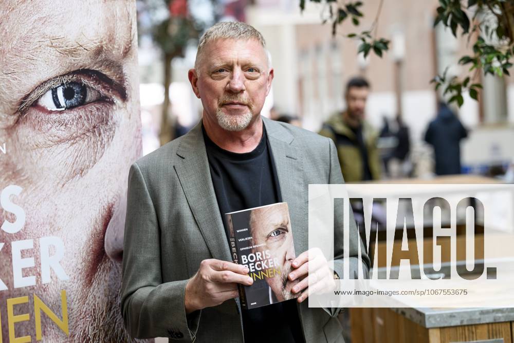 Amsterdam, The Netherlands, 2025-10-08 17:39:15 AMSTERDAM, 08-10-2025, De Hallen Boris Becker before the program Eva in connection with his book Binnen. PHOTO: NLBeeld Patrick van Emst Credit: NL Beeld Patrick van Emst