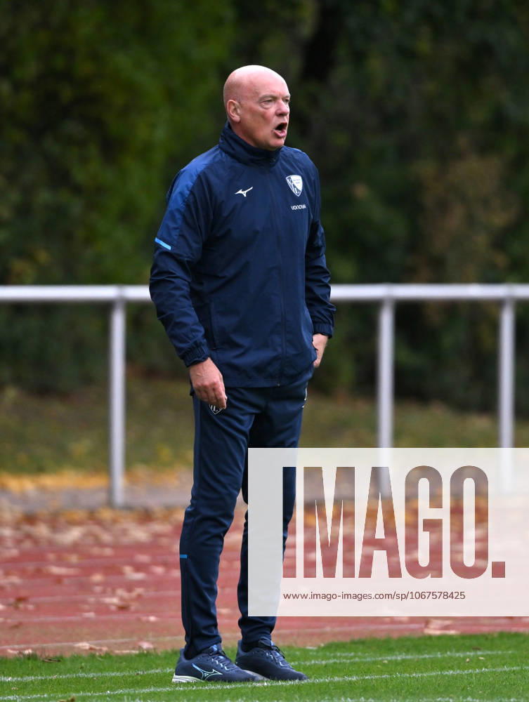 Trainer Uwe Rösler (VfL Bochum) 09.10.2025, Fussball 2. Bundesliga, Saison 2025 2026, Testspiel, VfL Bochum - Alemannia Aachen 3:3 Bochum Nordrhein Westfalen Deutschland