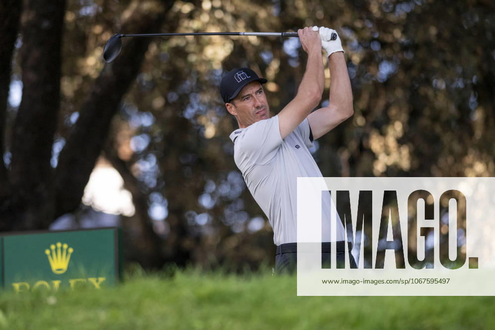 ROSS FISHER, taking the first shot from hole 1 during the matchday of the Open de Espao±a presented by Madrid, held at the Club de Campo Villa de Madrid on October 10, 2025, in Madrid, Spain. Madrid Spain - ZUMAc312 20251010_zsp_c312_108