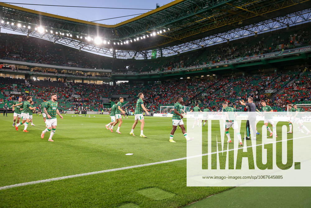 Estadio Jose de Alvalade Lisbon Portugal, Saturday 11 October 2025 UEFA European Qualifiers Group F, Qualifying round Portugal - Republic of Ireland, warm-up, Republic of Ireland