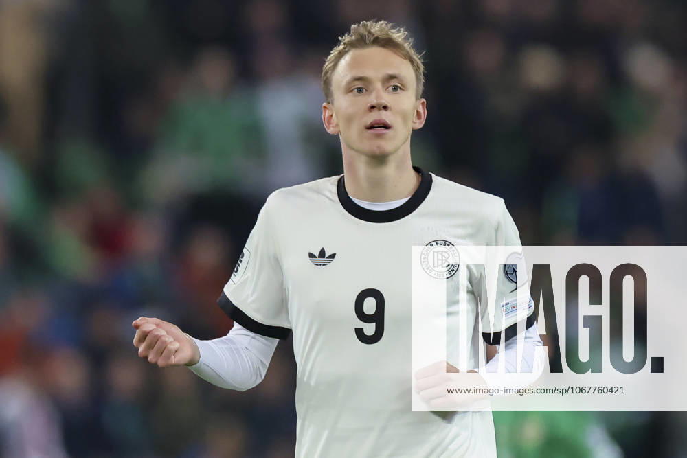 Maximilian Beier (Germany) schaut, FIFA World Cup, WM, Weltmeisterschaft, Fussball 2026 Qualifier, Northern Ireland v Germany, Windsor Park am 13. October 2025 in Belfast, Vereinigtes Königreich. (Foto von Marco Steinbrenner DeFodi Images) Maximilian Beier (Germany) looks on, FIFA World Cup 2026 Qualifier, Northern Ireland v Germany, Windsor Park, October 13, 2025 in , United Kingdom. (Photo by Marco Steinbrenner DeFodi Images) Maximilian Beier Germany looks on, FIFA World Cup 2026 Qualifier, Northern Ireland v Germany, Windsor Park on October 13, 2025 in Belfast, United Kingdom Photo by Marco Steinbrenner DeFodi Images Maximilian Beier Germany looks on, FIFA World Cup 2026 Qualifier, Northern Ireland v Germany, Windsor Park, October 13, 2025 in , United Kingdom Photo by Marco Steinbrenner DeFodi Images