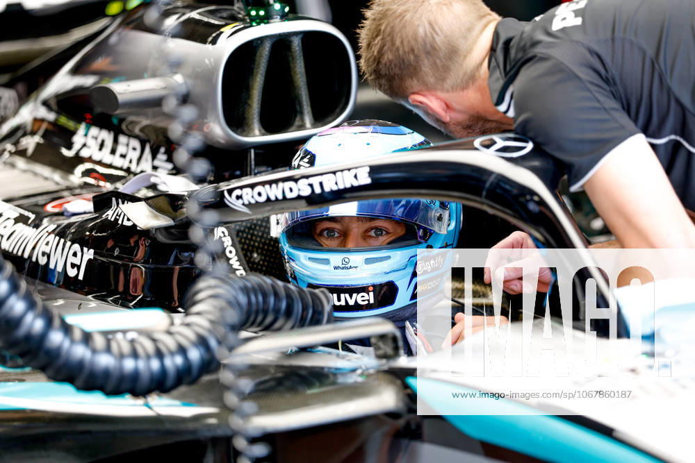 F1 - UNITED STATES GRAND PRIX 2025 RUSSELL George (gbr), Mercedes AMG F1 Team W16, portrait during the 2025 Formula 1 United States Grand Prix, 19th round of the 2025 FIA Formula One World Championship, WM, Weltmeisterschaft from October 17 to 19, 2025 on the Circuit of the Americas, in Austin, Texas, United States of America - AustinUnited States