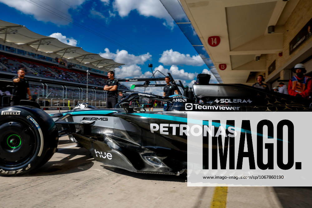 F1 - UNITED STATES GRAND PRIX 2025 63 RUSSELL George (gbr), Mercedes AMG F1 Team W16, action during the 2025 Formula 1 United States Grand Prix, 19th round of the 2025 FIA Formula One World Championship, WM, Weltmeisterschaft from October 17 to 19, 2025 on the Circuit of the Americas, in Austin, Texas, United States of America - AustinUnited States