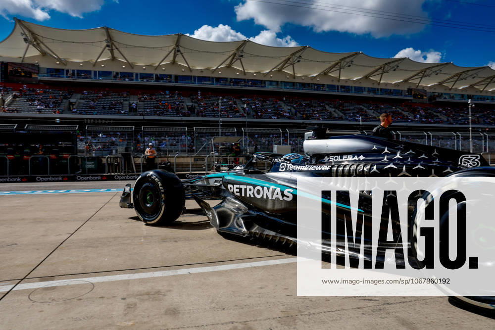 F1 - UNITED STATES GRAND PRIX 2025 63 RUSSELL George (gbr), Mercedes AMG F1 Team W16, action during the 2025 Formula 1 United States Grand Prix, 19th round of the 2025 FIA Formula One World Championship, WM, Weltmeisterschaft from October 17 to 19, 2025 on the Circuit of the Americas, in Austin, Texas, United States of America - AustinUnited States