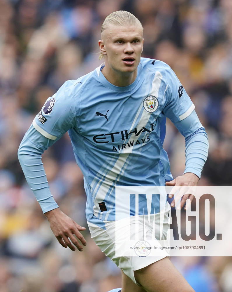 Manchester, England, 18th October 2025. Erling Haaland of Manchester City during the Manchester City vs Everton Premier League match at the Etihad Stadium, Manchester. Picture credit should read: Andrew Yates Sportimage . SPI_041_AY_MAN_CITY_EVERTON SPI-4220-0038