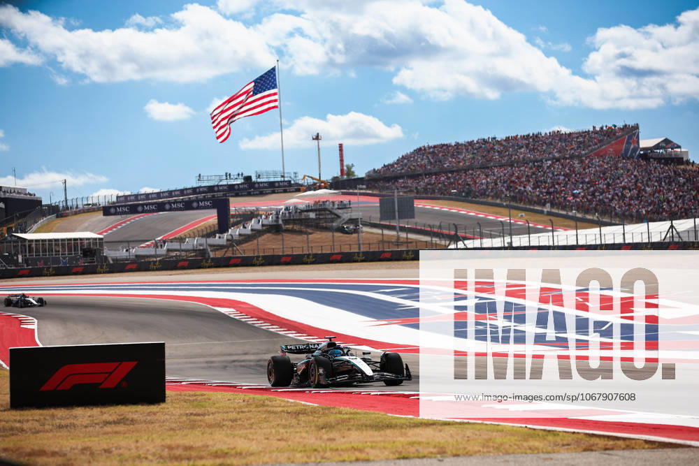 F1 - UNITED STATES GRAND PRIX 2025 63 RUSSELL George (gbr), Mercedes AMG F1 Team W16, action during the 2025 Formula 1 United States Grand Prix, 19th round of the 2025 FIA Formula One World Championship, WM, Weltmeisterschaft from October 17 to 19, 2025 on the Circuit of the Americas, in Austin, Texas, United States of America - AustinUnited States