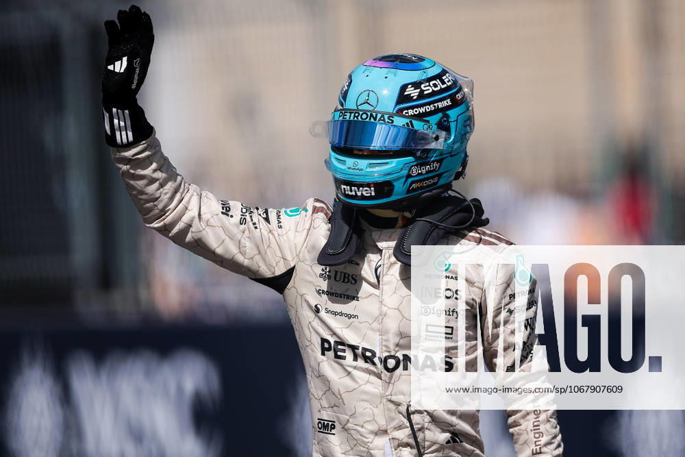 F1 - UNITED STATES GRAND PRIX 2025 RUSSELL George (gbr), Mercedes AMG F1 Team W16, portrait during the 2025 Formula 1 United States Grand Prix, 19th round of the 2025 FIA Formula One World Championship, WM, Weltmeisterschaft from October 17 to 19, 2025 on the Circuit of the Americas, in Austin, Texas, United States of America - AustinUnited States