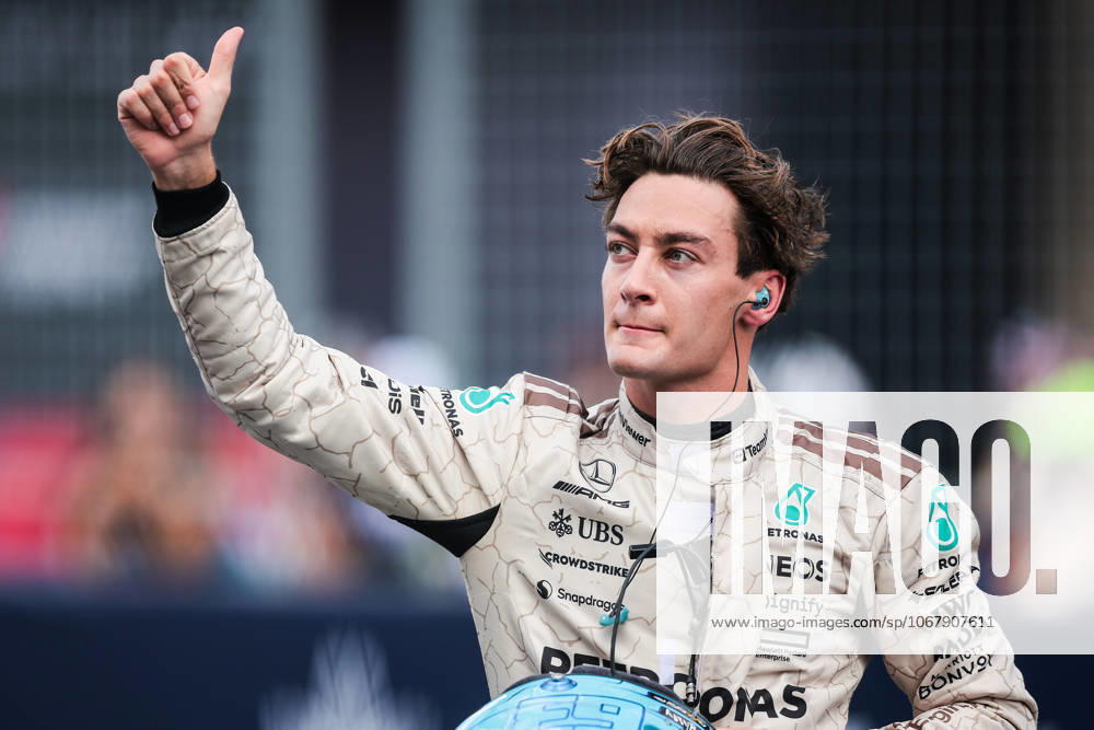 F1 - UNITED STATES GRAND PRIX 2025 RUSSELL George (gbr), Mercedes AMG F1 Team W16, portrait during the 2025 Formula 1 United States Grand Prix, 19th round of the 2025 FIA Formula One World Championship, WM, Weltmeisterschaft from October 17 to 19, 2025 on the Circuit of the Americas, in Austin, Texas, United States of America - AustinUnited States