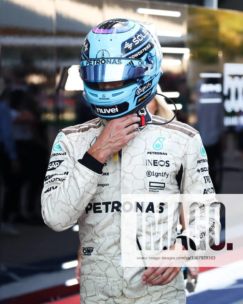 F1 - UNITED STATES GRAND PRIX 2025 RUSSELL George (gbr), Mercedes AMG F1 Team W16, portrait during the 2025 Formula 1 United States Grand Prix, 19th round of the 2025 FIA Formula One World Championship, WM, Weltmeisterschaft from October 17 to 19, 2025 on the Circuit of the Americas, in Austin, Texas, United States of America - AustinUnited States