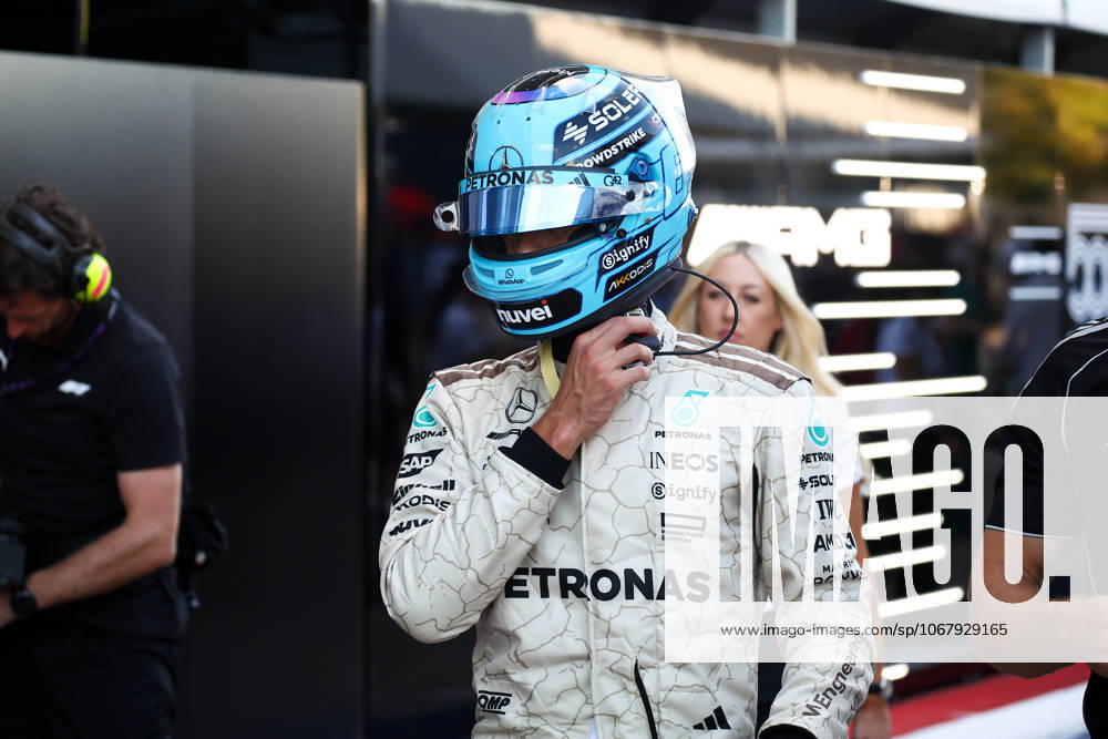 F1 - UNITED STATES GRAND PRIX 2025 RUSSELL George (gbr), Mercedes AMG F1 Team W16, portrait during the 2025 Formula 1 United States Grand Prix, 19th round of the 2025 FIA Formula One World Championship, WM, Weltmeisterschaft from October 17 to 19, 2025 on the Circuit of the Americas, in Austin, Texas, United States of America - AustinUnited States